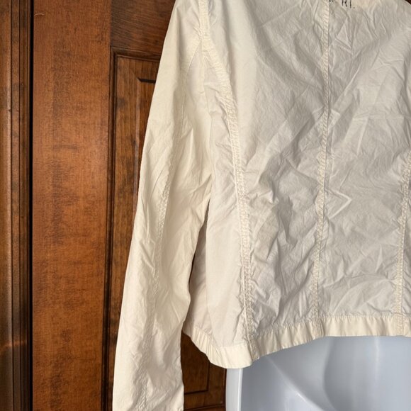 LRL Lauren Jeans Co. White Double-Breasted Jacket Medium - Picture 15 of 16